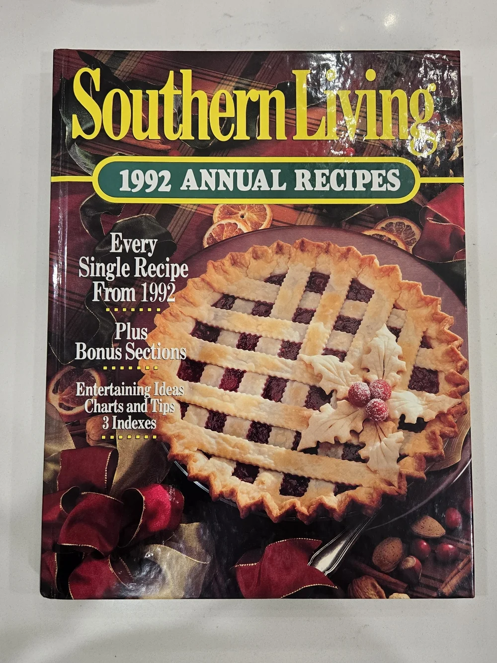 Southern Living 1992 Annual Recipes Cookbook